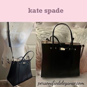 Kate Spade Arbour Hill Elodie Black Pebble Crossbody Bag